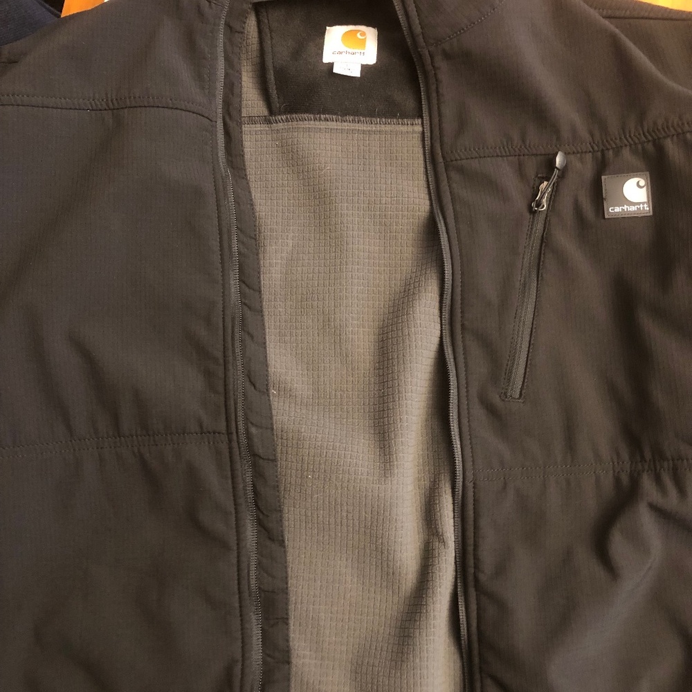 Carhartt J250 Soft Shell Jacket, Black, Size Large